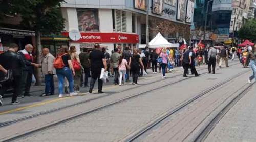 Eskişehirliler açık havayı fırsat bilip...