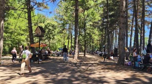 Eskişehirliler bayramlaştıktan sonra soluğu orada aldı!