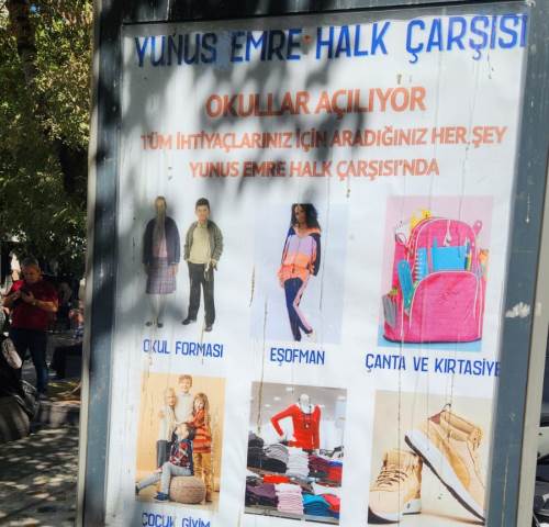 Eskişehirliler okul alışverişi için oraya akın etti!