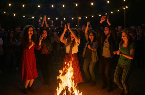 Eskişehirlilere danslı müzikli hıdırellez eğlencesi