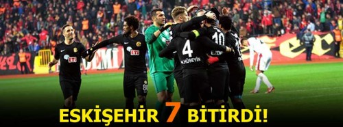 Eskişehirspor - Gaziantepspor: 7-0