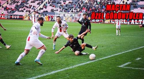 Eskişehirspor - Geredespor maçından kritik anlar (Maç Özeti) 