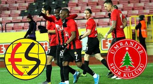 Eskişehirspor: 3 - Ümraniyespor: 1 maç sonucu (MAÇ ÖZETİ)