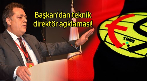 Eskişehirspor'da Başkan yarını işaret etti