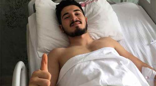 Eskişehirspor'da Fıratcan Üzüm ameliyat oldu