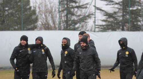 Eskişehirspor'da sevindiren görüntü