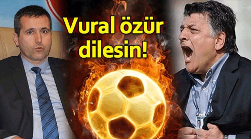 Eskişehirspor'da Yılmaz Vural özür dilesin