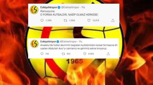 Eskişehirspor'dan Avcı'ya sert tepki!