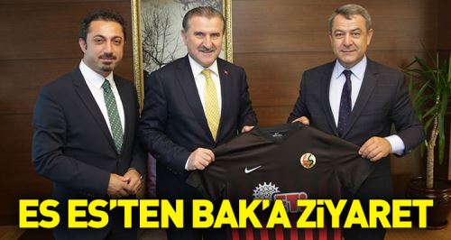 Eskişehirspor'dan Bakan Osman Aşkın Bak’a ziyaret