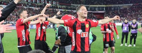 Eskişehirspor'dan galibiyet sonrası çiftetelli şov! 