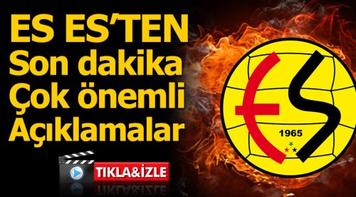 Eskişehirspor'dan önemli açıklamalar