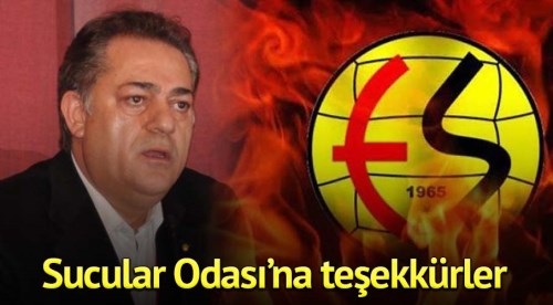 Eskişehirspor'dan Sucular Odası'na teşekkür