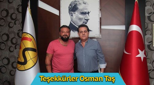 Eskişehirspor'dan Taş'a teşekkür