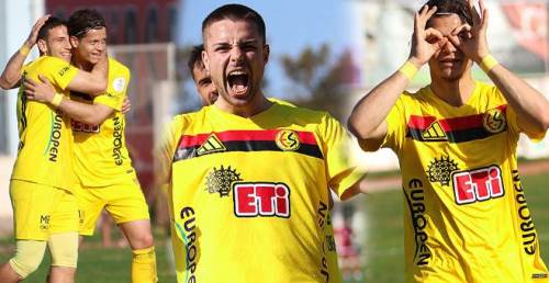 Eskişehirspor galibiyeti "söke söke" aldı!