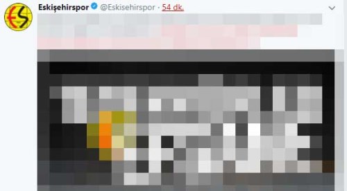 Eskişehirspor hesabı bunu paylaştı...