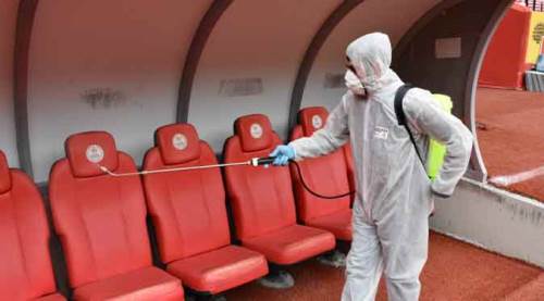 Eskişehirspor maçı öncesi korona virüs önlemi!