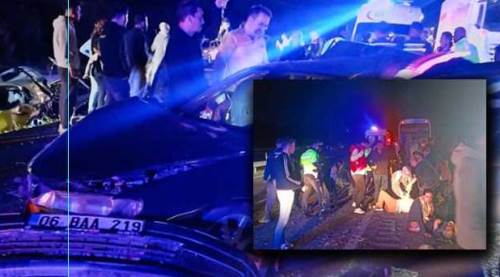 Eskişehirspor maçı sonrası feci kaza: Taraftarlar hastanelik oldu!