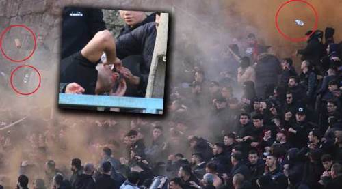 Eskişehirspor maçında olay çıktı: Yaralılar var