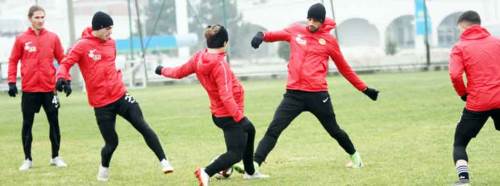 Eskişehirspor taktik çalışıyor