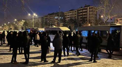 Eskişehirspor taraftarı 10 minibüs ve 1 otobüs ile yola çıktı