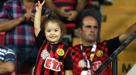 Eskişehirspor taraftarı her zamanki gibi
