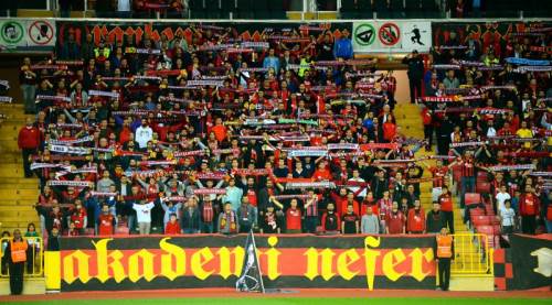 Eskişehirspor taraftarı yine muhteşemdi...