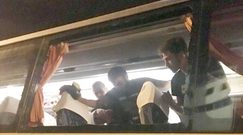 Eskişehirspor taraftarına Denizli'de çirkin saldırı!