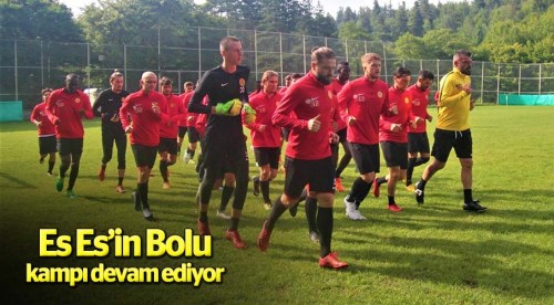 Eskişehirspor'un Bolu kampı devam ediyor