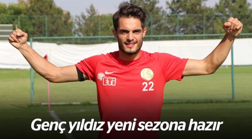 Eskişehirspor'un genç yıldızı yeni sezona hazır