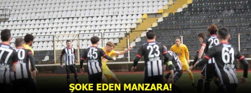 Eskişehirspor'un Manisaspor'a konuk olduğu maçta tribünler şoke etti!