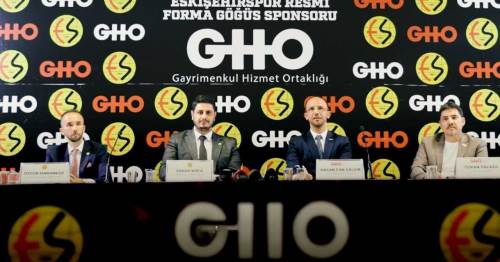 Eskişehirspor'un sponsoruna özel teşekkür