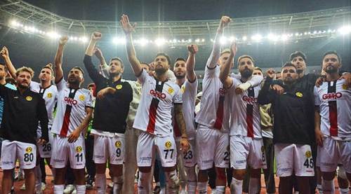 Eskişehirspor'un tarihi maçında tarihi anlar