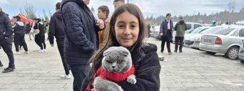 Eskişehirsporlu minik taraftar kedisiyle ilgileri üzerine topladı