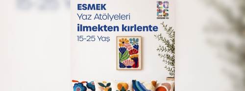 ESMEK'ten gençlere ücretsiz punch kırlent tasarım atölyesi