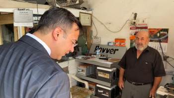 Esnafla Karşılıklı Görüş Alışverişinde Bulundu
