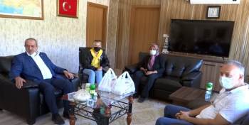 Esnaftan Kaymakama ’Hoş Geldin’ Ziyareti
