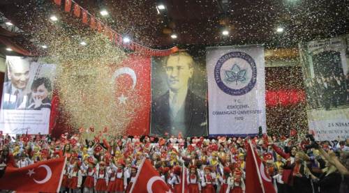 ESOGÜ'de 23 Nisan Ulusal Egemenlik ve Çocuk Bayramı coşkuyla kutlandı