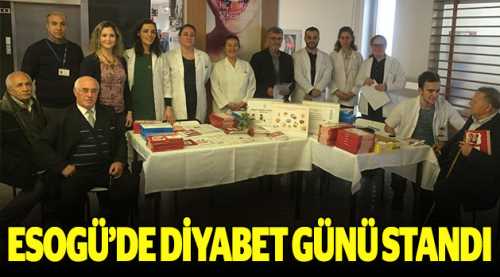ESOGÜ'de Diyabet Günü standı açıldı
