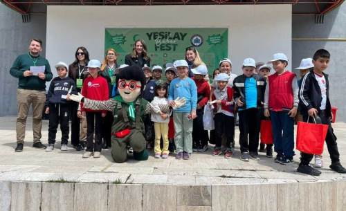 ESOGÜ’de düzenlenen festivalde miniklerden büyük mesaj