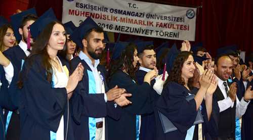 ESOGÜ'DE MEZUNİYET SEVİNCİ