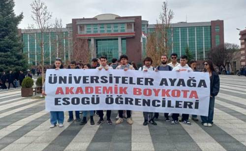 ESOGÜ'den boykota destek: O gün eylem yapacaklar!