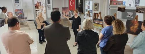 ESOGÜ'nün "Oksipital Dans" sergisi Bilecik'te büyük ilgi gördü