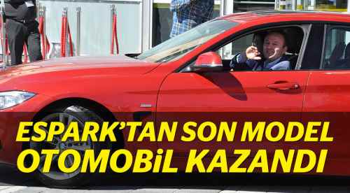 Espark'tan son model otomobil kazandı