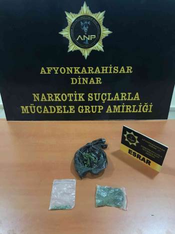 Esrarla Yakalanan Şahıs Gözaltına Alındı

