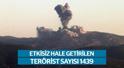 Etkisiz hale getirilen terörist sayısı açıklandı