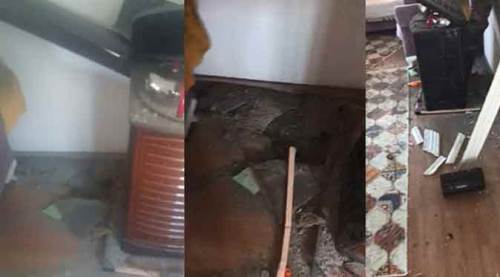 Ev bir anda savaş alanına döndü! Sebebi ise...