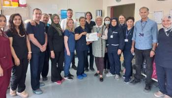 Evliya Çelebi Eğitim Ve Araştırma Hastanesi Koroner Yoğun Bakım Ünitesi Çalışanlarına Teşekkür Belgesi
