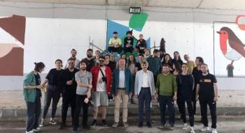 Evliya Çelebi Yerleşkesi Girişine Dpü Gsf Dokunuşu
