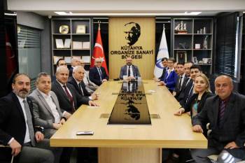 Eyüp Kahveci Kütahya Osb Yönetimini Ziyaret Etti
