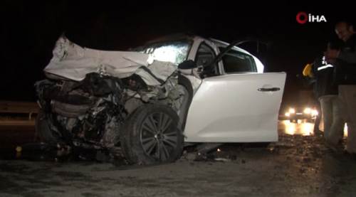 Feci kaza: 2 ölü, 1 ağır yaralı